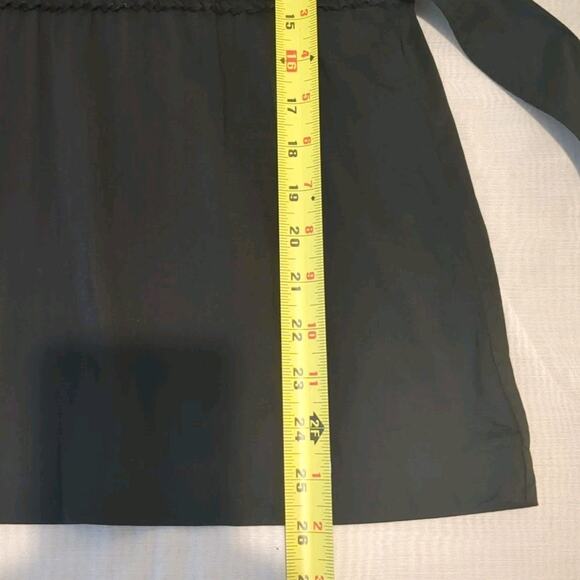 Y2K Vintage G by Guess Black Babydoll Blouse Gothic Whimsigoth Dark Romantic - Picture 12 of 15